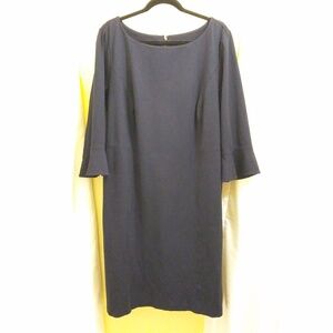 Talbots Midi Sheath Dress Navy - Size 18W